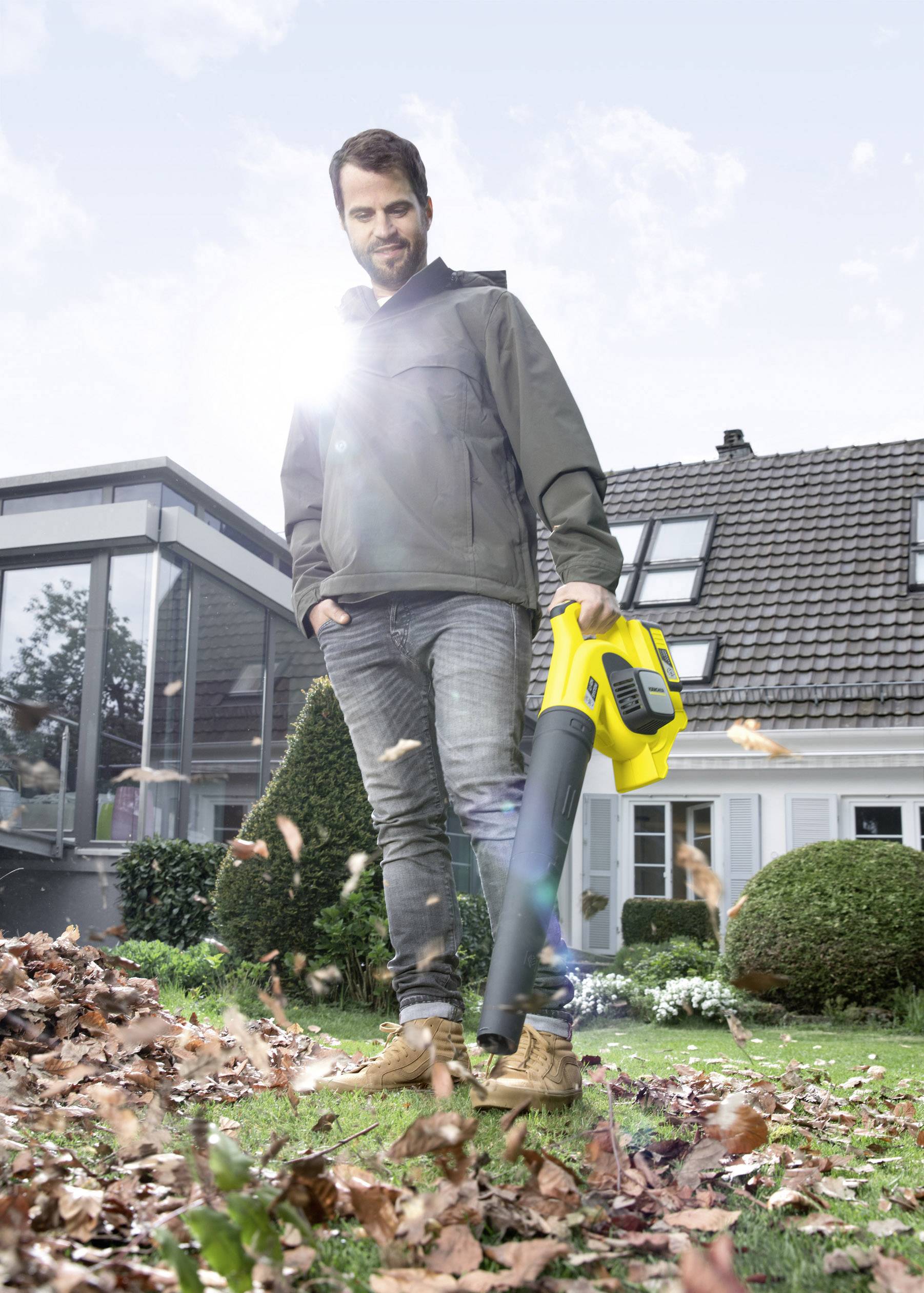 Kärcher Home & Garden 1.445-160.0 LBL 4 Battery Akku Laubbläser inkl. Akku 36 V