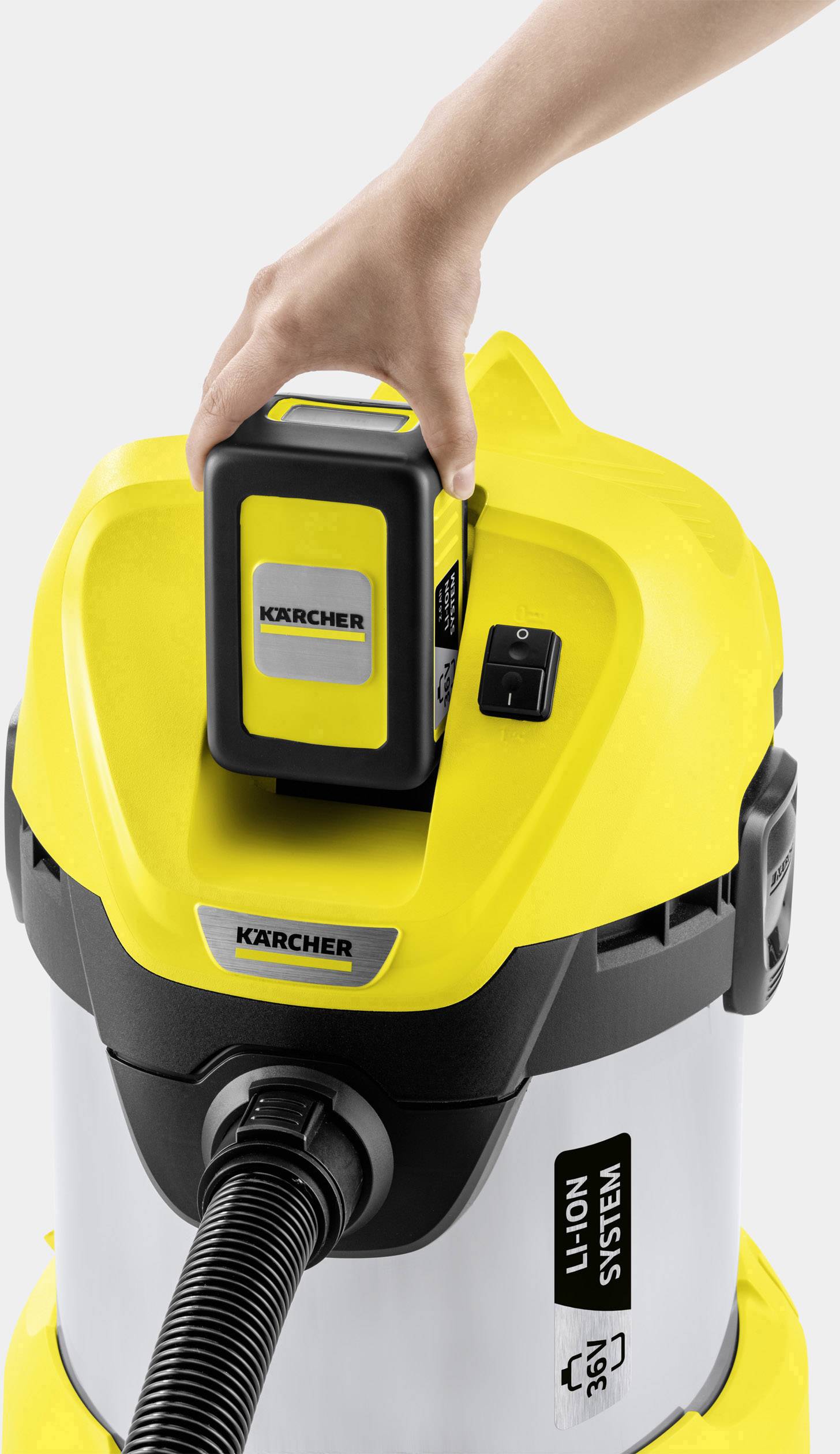 Kärcher Home & Garden WD 3 Battery Premium 1.629-951.0 Nass-/Trockensauger 300W 17l inkl. 1 Akku