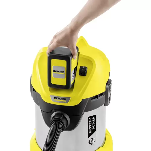 Kärcher Home & Garden WD 3 Battery Premium 1.629-950.0 Nass-/Trockensauger 300W 17l ohne Akku Kärcher Home & Garden WD 3 Battery Premium 1.629-950.0 Nass-/Trockensauger 300W 17l ohne Akku