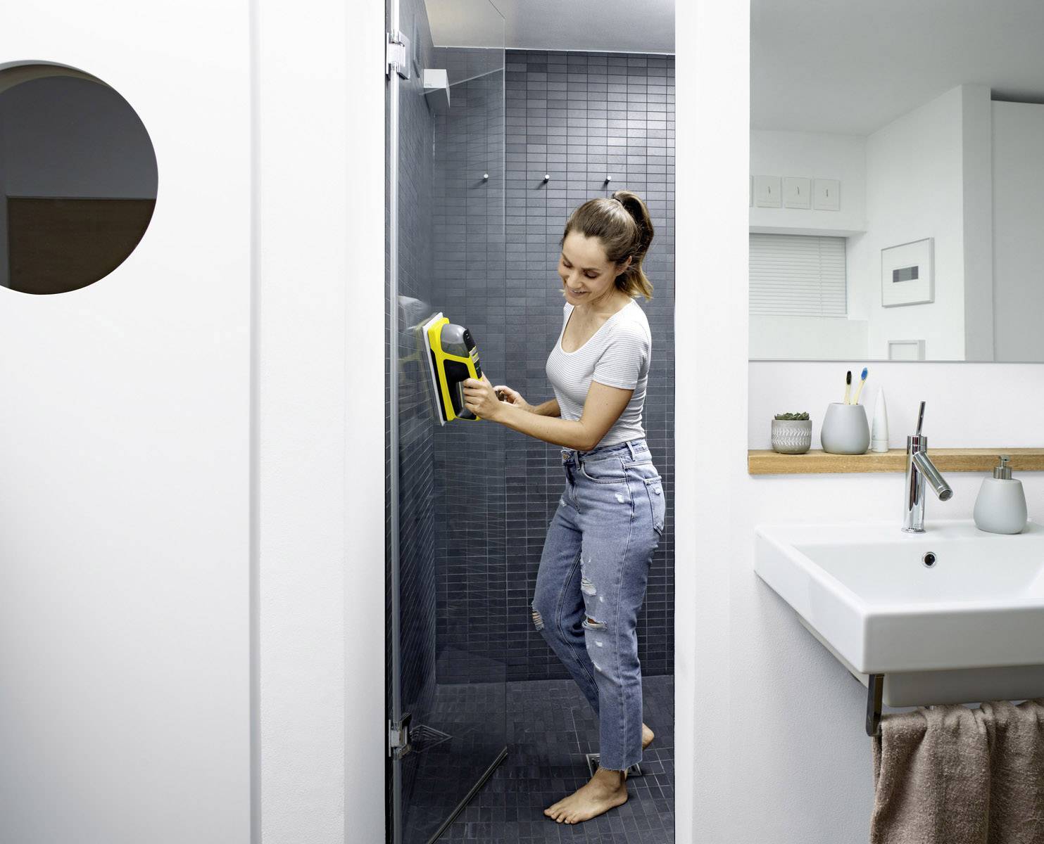 Kärcher Home & Garden KV 4 Fensterreiniger Gelb