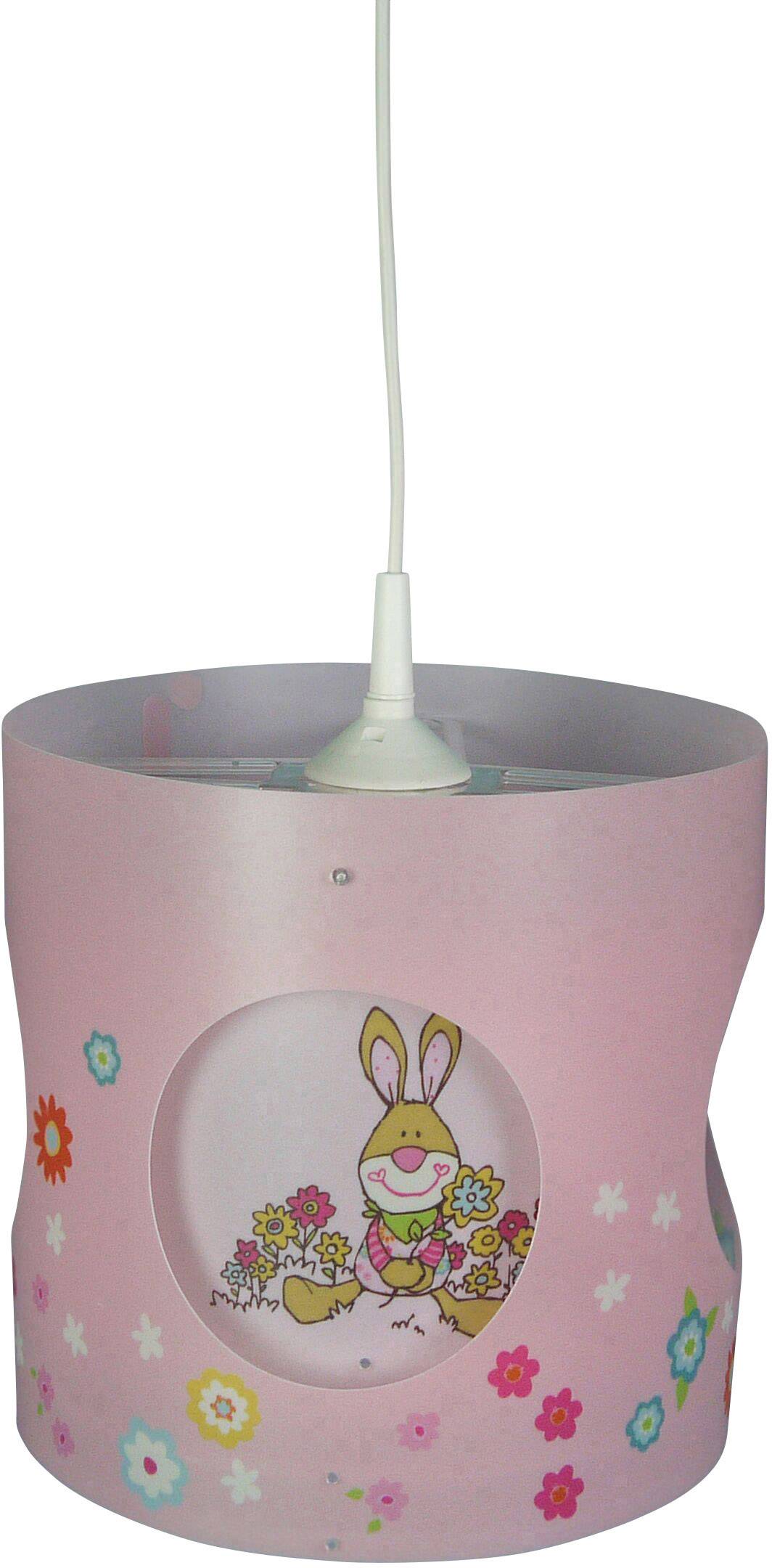 Niermann Hase Pendelleuchte Energiesparlampe, LED E27 60W Bunt