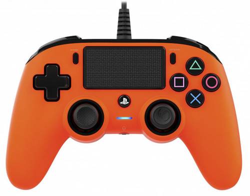Nacon Compact Color Edition Gamepad PlayStation 4 Orange, Schwarz
