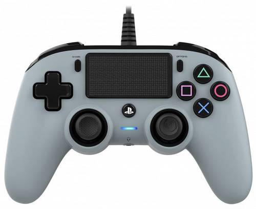 Nacon Compact Color Edition Gamepad PlayStation 4 Grau, Schwarz