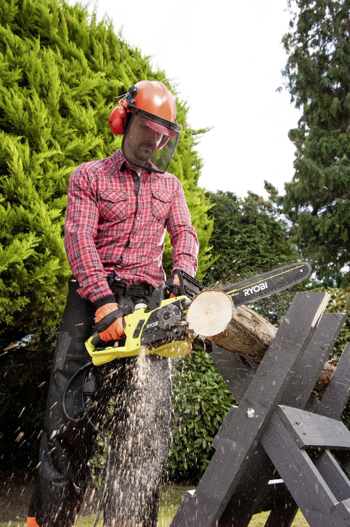 Ryobi RCS1935B Elektro Kettensäge 1900 W Schwertlänge 350 mm