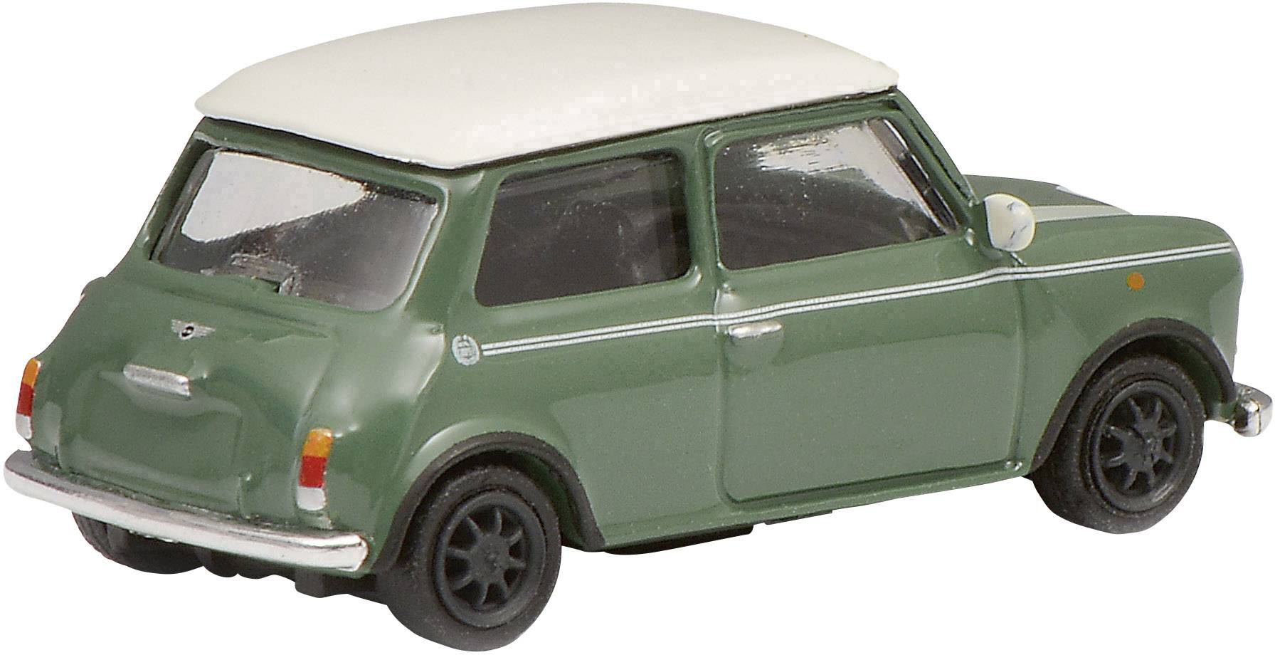 Schuco 452639200 H0 Mini Cooper, grün weiß