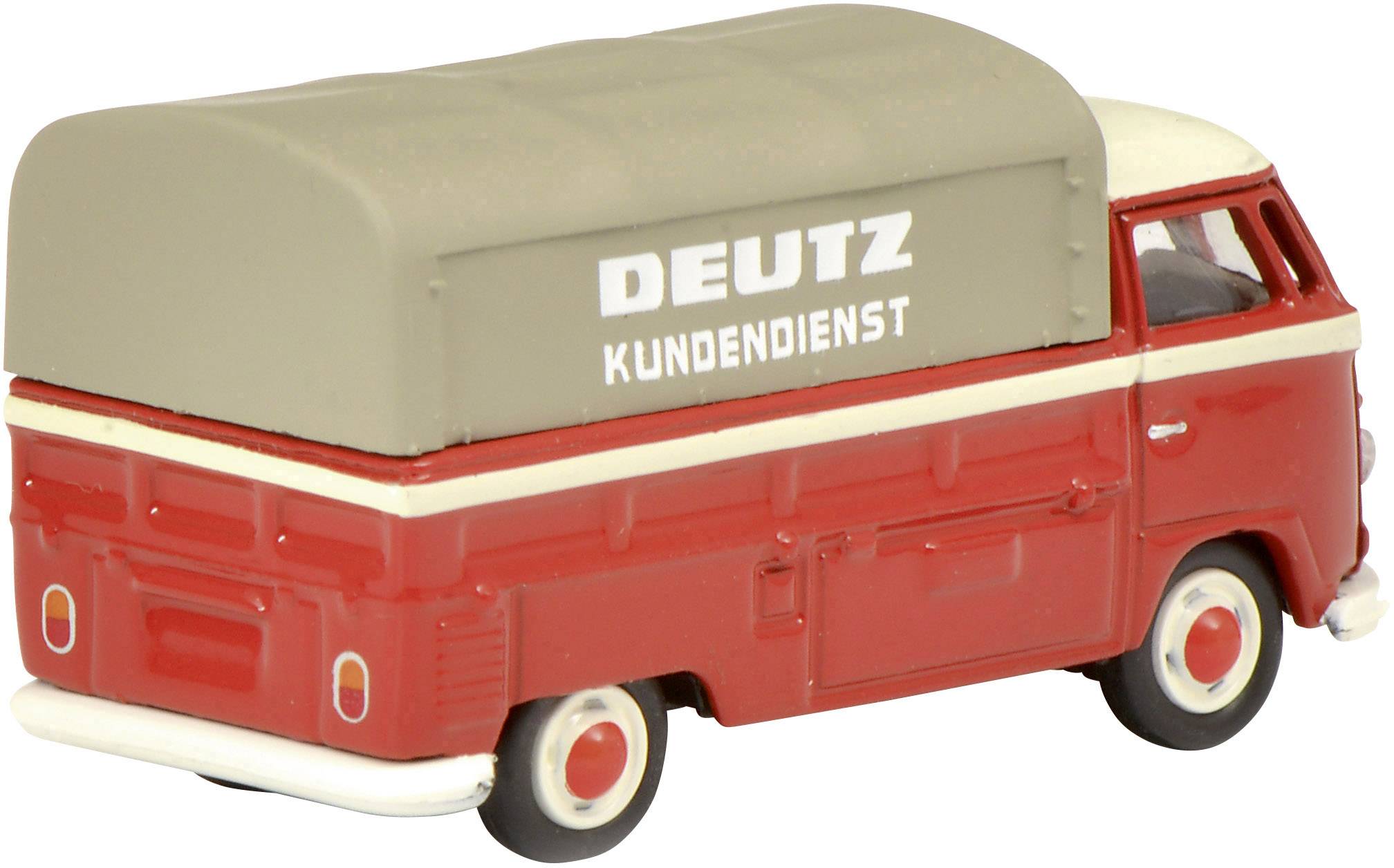 Schuco 452641000 H0 Volkswagen T1b Pritsche-Plane "Deutz Service"