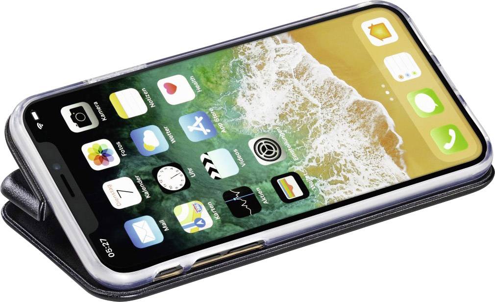 Hama Curve Flip Case Apple iPhone X Schwarz 00181399