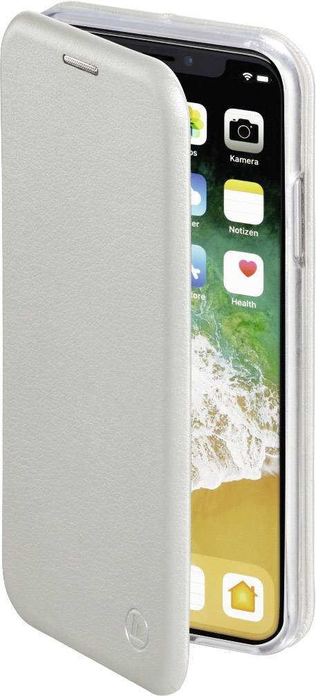 Hama Curve Flip Case Apple iPhone X Silber 00181601