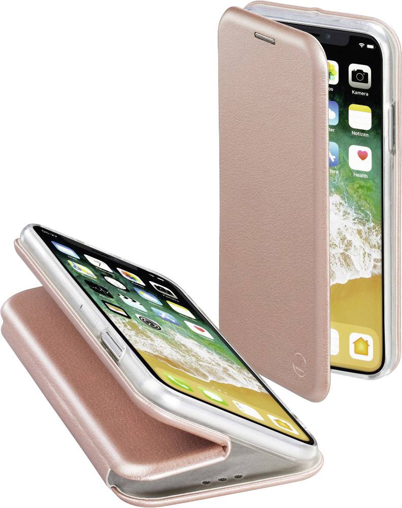Hama Curve Flip Case Apple iPhone X Roségold 00181602