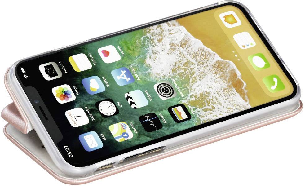 Hama Curve Flip Case Apple iPhone X Roségold 00181602