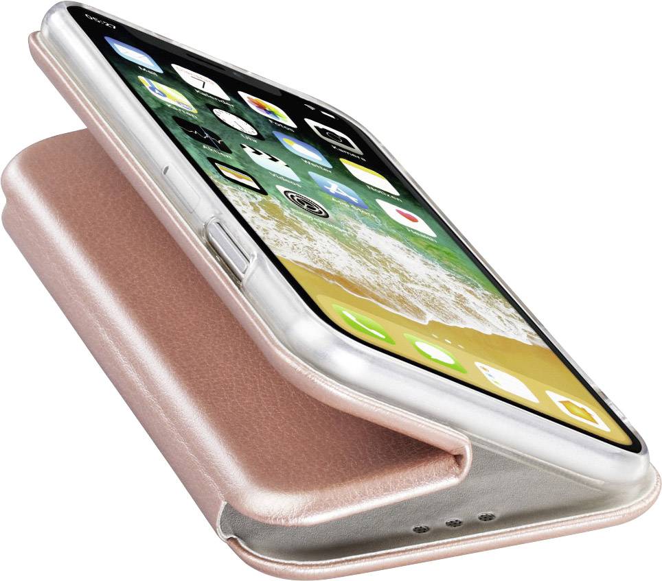Hama Curve Flip Case Apple iPhone X Roségold 00181602