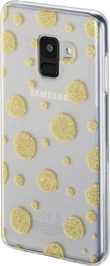 Hama Golden Circles Backcover Samsung Galaxy A8 (2018) Transparent, Gold 00172127