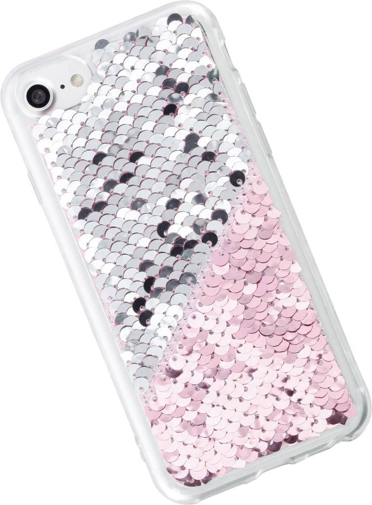 Hama CO PAILLETTES SAM GAL S8, PI/SI Cover Samsung Galaxy S8 Pink, Silber