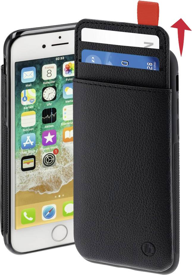 Hama CO RED SE.1 Cover Apple iPhone 6, iPhone 6S, iPhone 7, iPhone 8, iPhone SE (2. Generation), iPhone SE (3. Generation) Schwarz 00186153