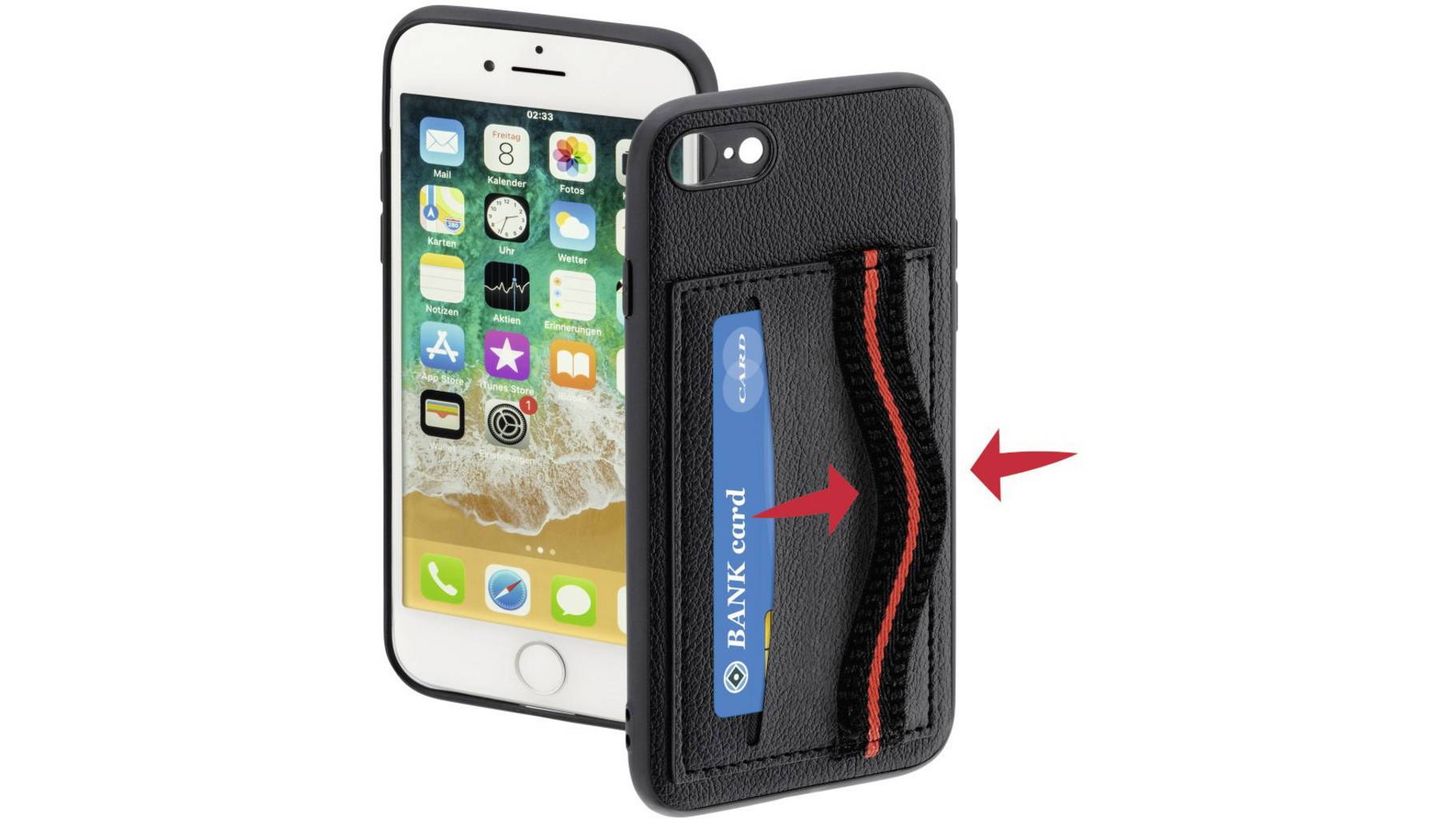 Hama CO RED SE NO.4 Backcover Apple iPhone 7, iPhone 8, iPhone SE (2. Generation), iPhone SE (3 iphone se 2 generation rot