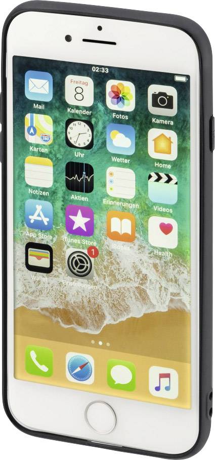 Hama CO RED SE NO.4 Backcover Apple iPhone 7, iPhone 8, iPhone SE (2. Generation), iPhone SE (3. Generation) Rot, Schwarz 00186173