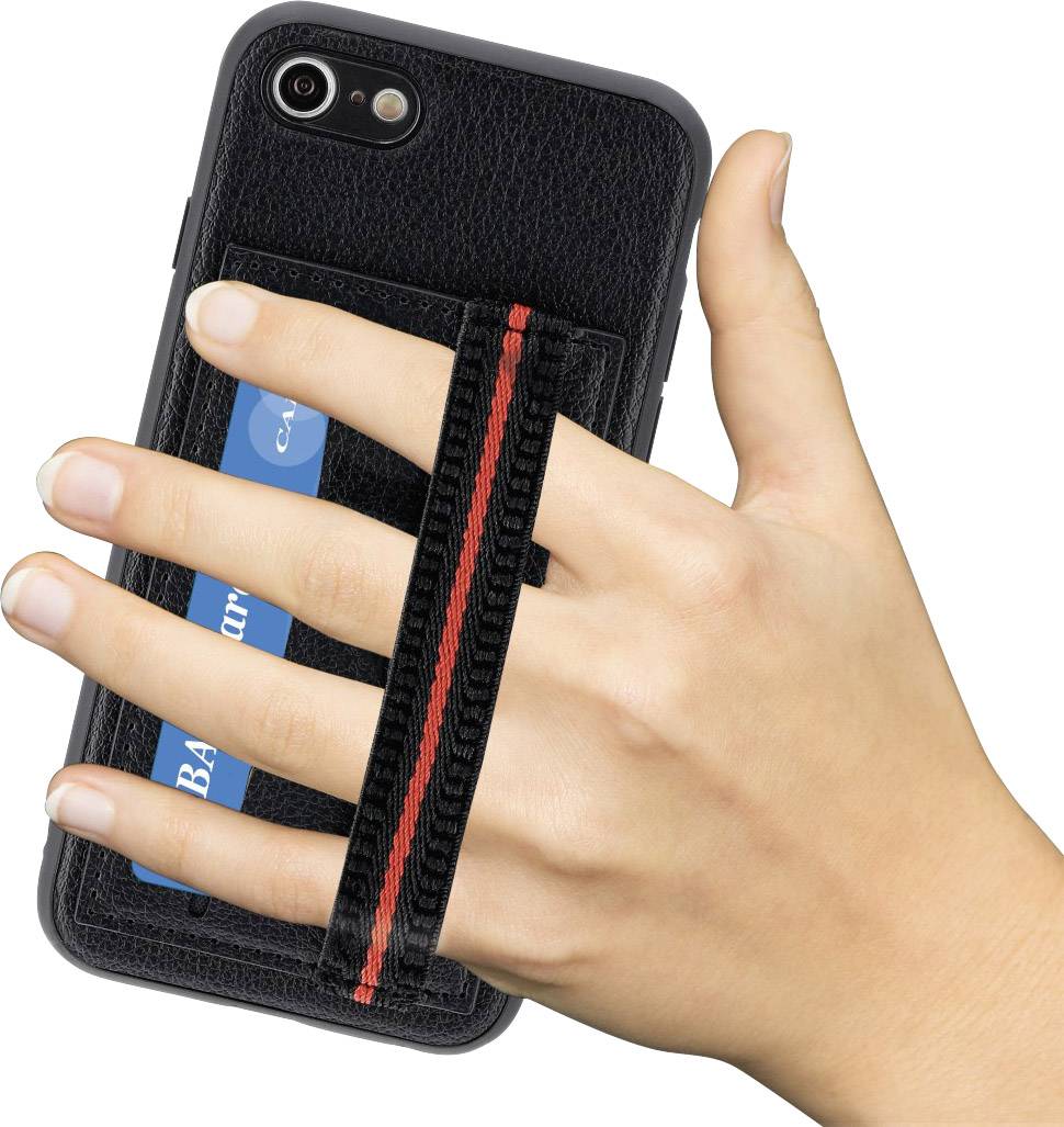 Hama CO RED SE NO.4 Backcover Apple iPhone 7, iPhone 8, iPhone SE (2. Generation), iPhone SE (3. Generation) Rot, Schwarz 00186173