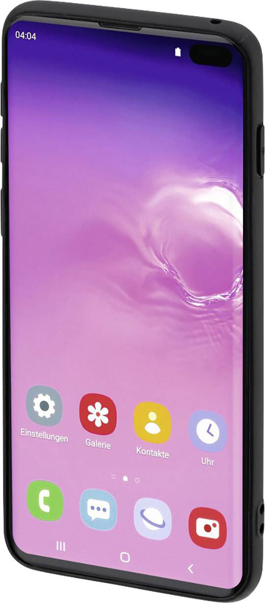 Hama Red Sensation No. 4 Backcover Samsung Galaxy S10+ Rot, Schwarz Induktives Laden 00186177