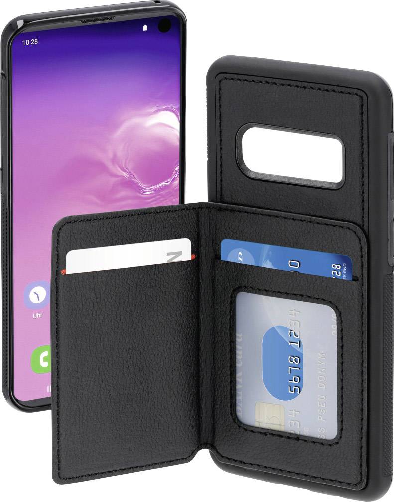 Hama Red Sensation No. 5 Flip Cover Samsung Galaxy S10 Rot, Schwarz 00186610