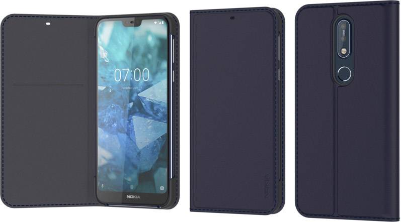 Nokia Entertainment Flip Cover Flip Cover Nokia 7.1 Blau 8P00000041