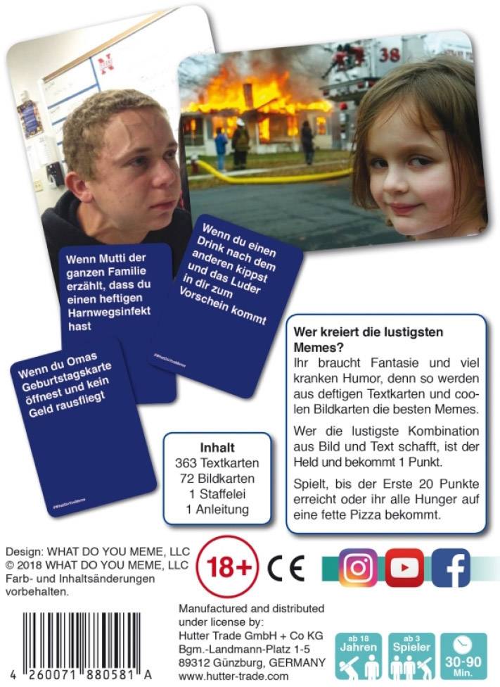 Hutter 880581 What Do You Meme?