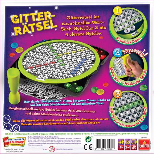 Goliath Goliath Gitterrätsel Gitterrätsel 70553