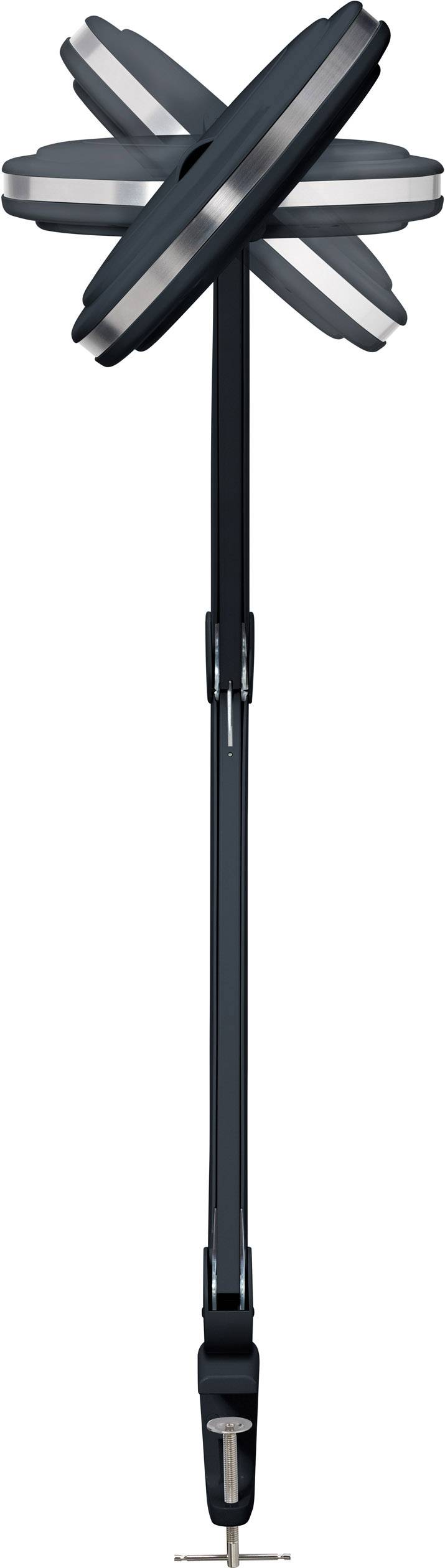 TOOLCRAFT 2178491 LED-Lupenleuchte Schwarz 5" 127mm mit Klemmhalterung 5D 1.75x