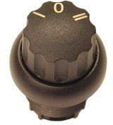 Eaton 216864 M22S-WR3 Wahltaste Frontring Kunststoff Drehschalter Schwarz 1St.