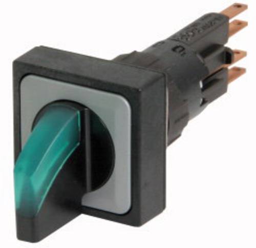 Q25LWK1R-GN/WB Wahltaste Frontring Kunststoff Knebel Schwarz 1St.