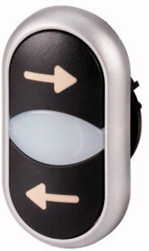 M22-DDL-S-X226/X26 Doppeldrucktaster Frontring Kunststoff 1St.