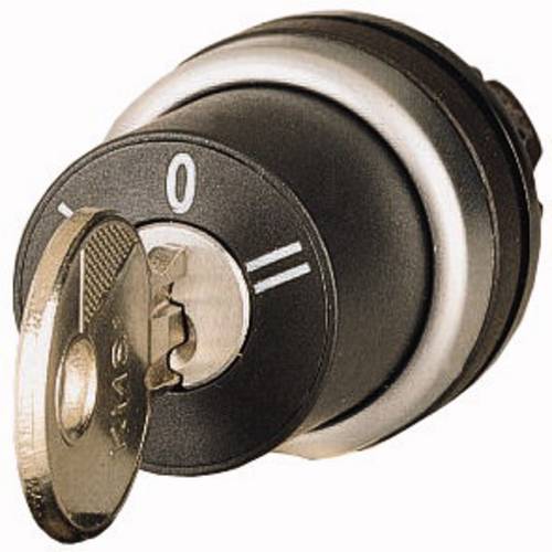Eaton 216900 M22-WRS3 Schlüsseltaste Frontring Kunststoff Schlüssel Schwarz 1 St.