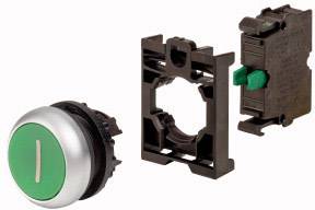 Eaton 110937 M22-D-G-X1-K10-BVP Drucktaster Frontring Kunststoff 1 St.