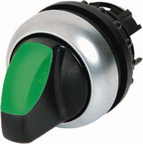 Eaton 216847 M22-WRLK3-G Wahltaste Frontring Kunststoff Knebel Schwarz 1 St.
