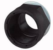 Ein schwarzes, zylindrisches Objekt mit einer Öffnung. Es könnte Teil eines technischen oder mechanischen Geräts sein.