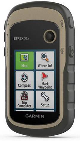 Garmin eTrex32x Fahrrad-Navi Fahrrad, Boot, Wandern Europa GLONASS, GPS, inkl. topographische Karten, spritzwassergeschützt