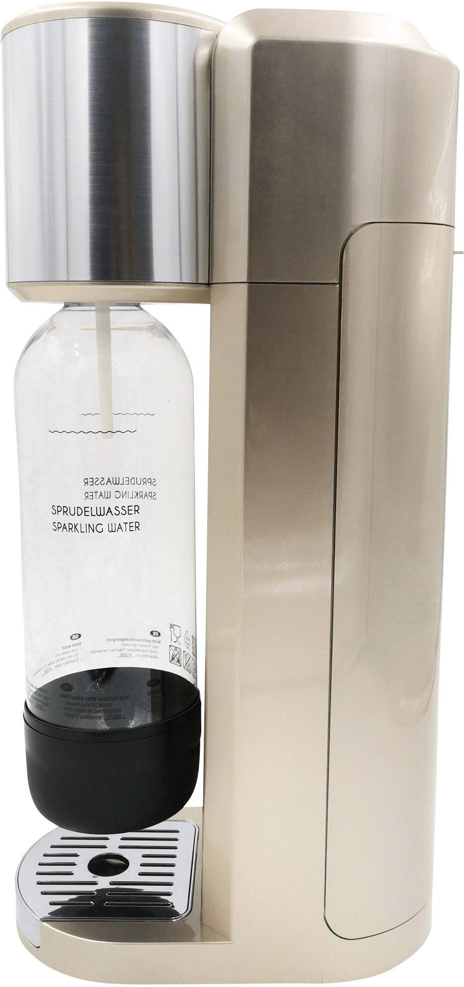 Wassersprudler Silber inkl. 1 PET-Flasche, und 1 CO2-Zylinder