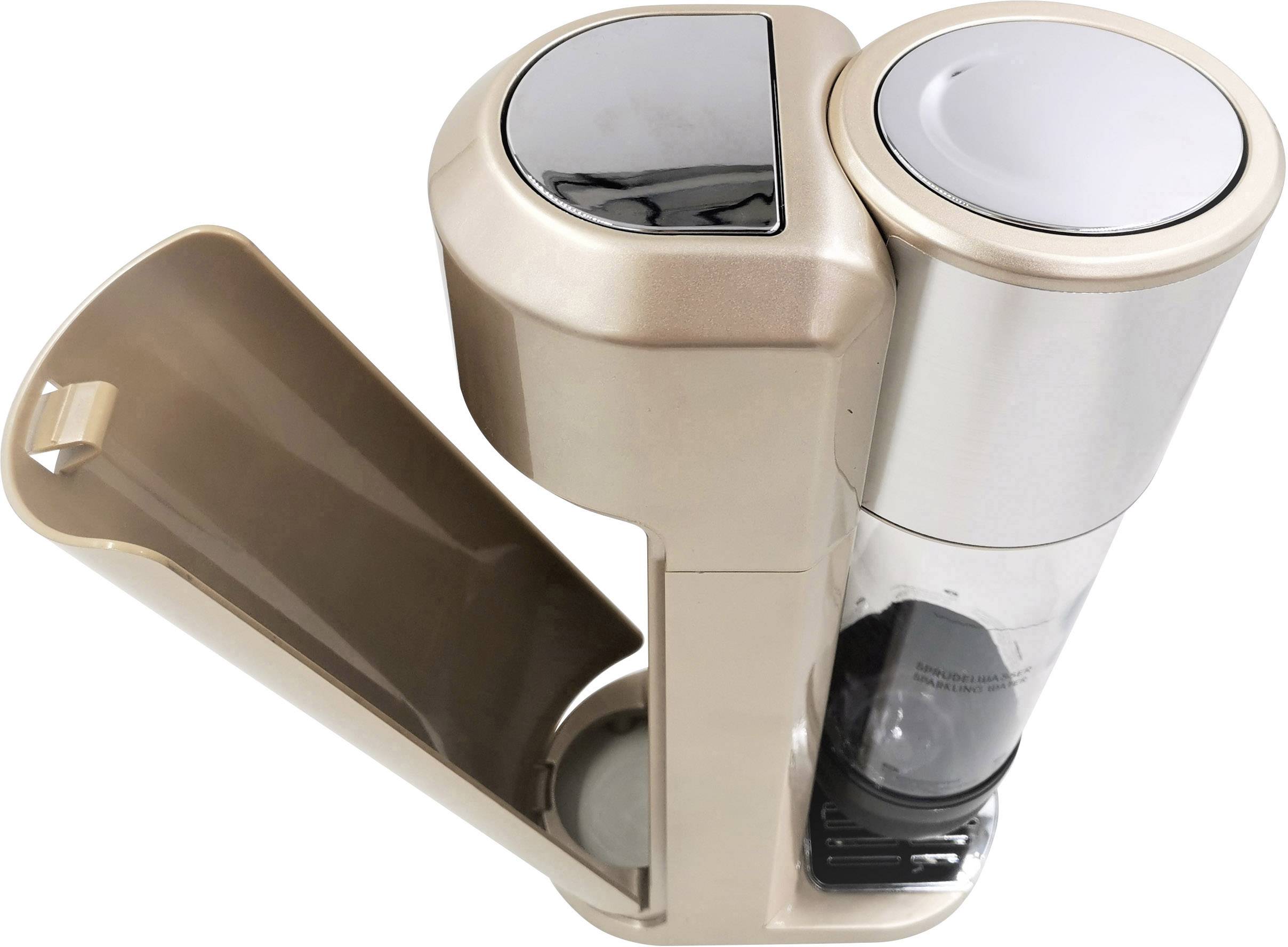 Wassersprudler Silber inkl. 1 PET-Flasche, und 1 CO2-Zylinder