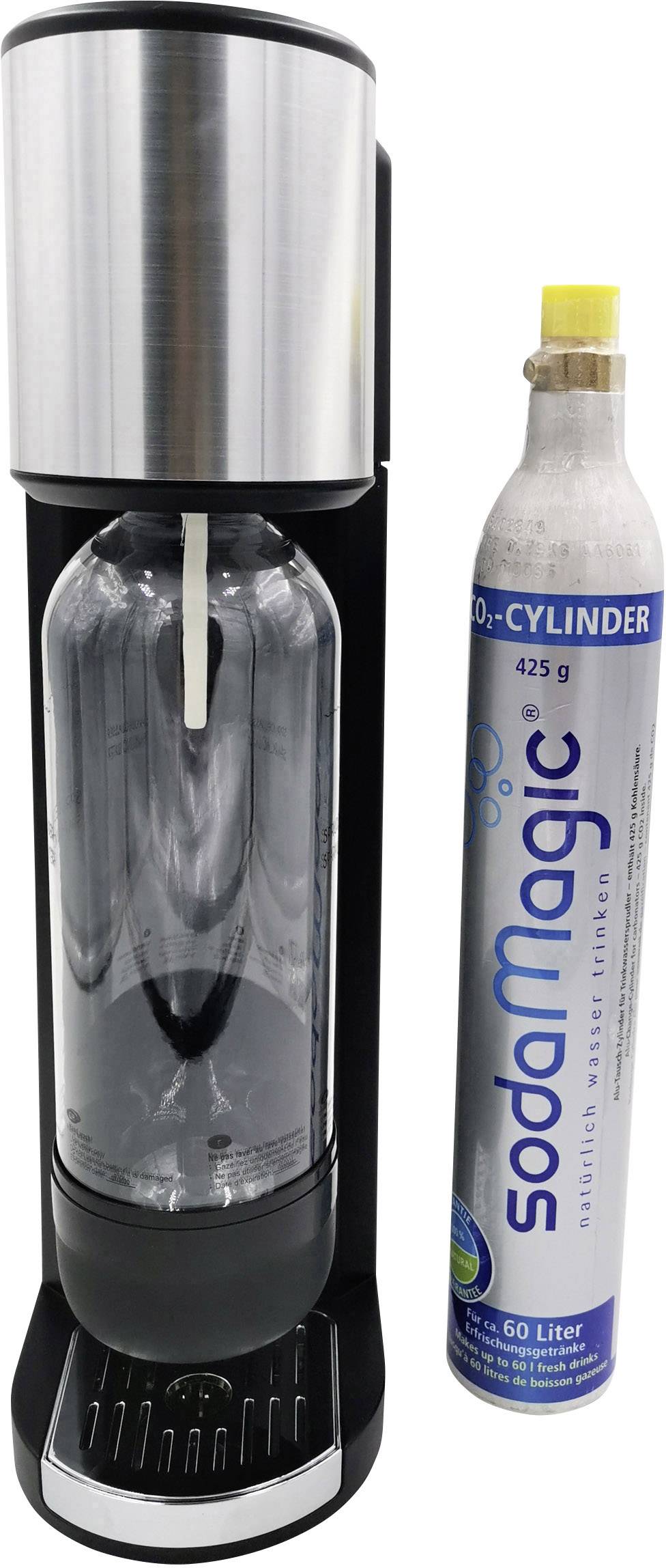 Wassersprudler Schwarz inkl. 1 PET-Flasche, und 1 CO2-Zylinder