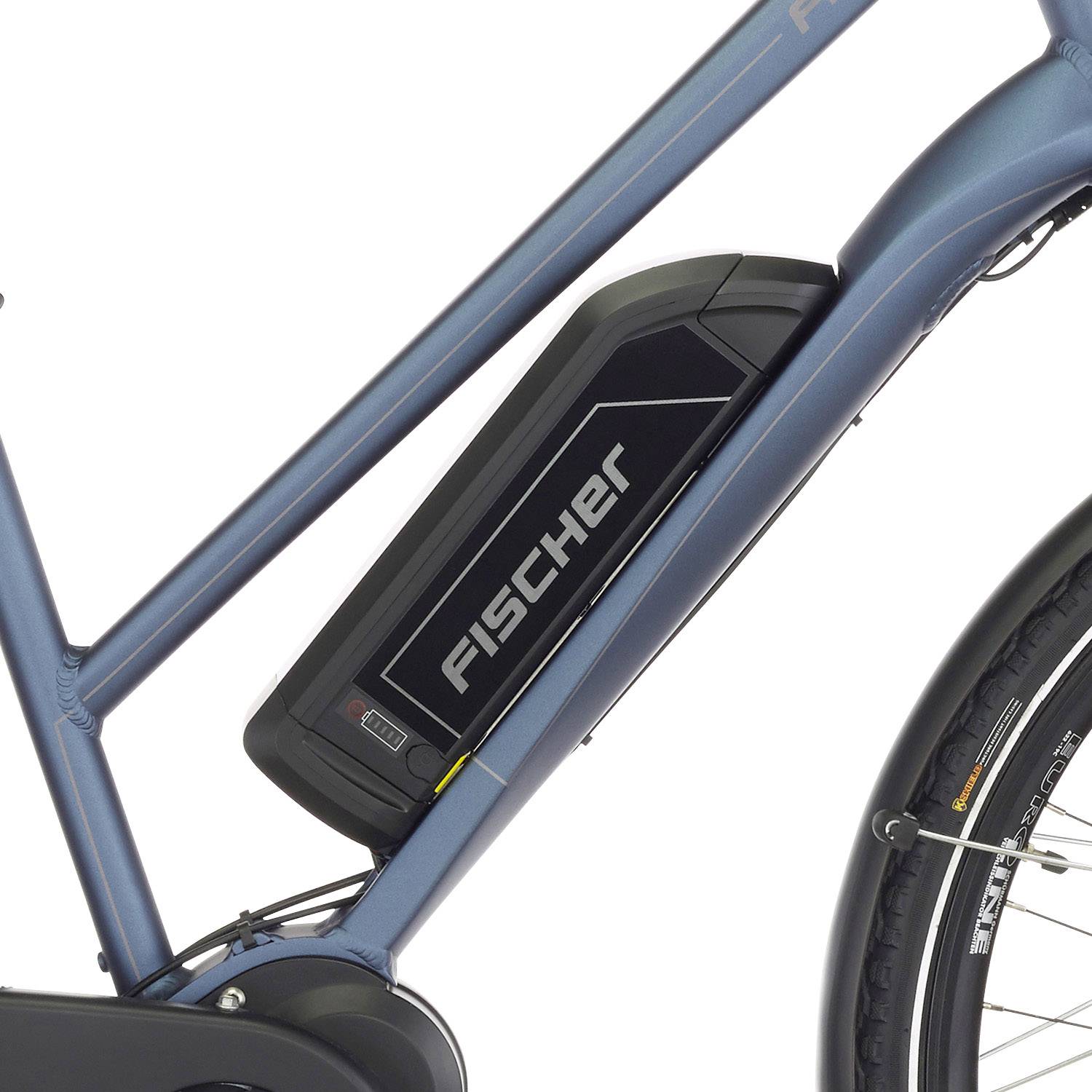 Fischer Fahrrad ETD 1820 E-Bike mit Trittantrieb Saphirblau Li-Ion 48V 8.8Ah