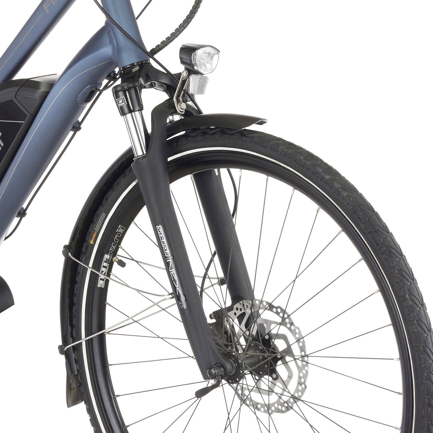 Fischer Fahrrad ETD 1820 E-Bike mit Trittantrieb Saphirblau Li-Ion 48V 8.8Ah