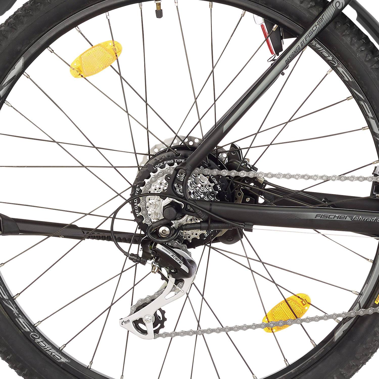 Fischer Fahrrad TERRA 2.0 E-Bike mit Trittantrieb Graphitschwarz Li-Ion 36V 11Ah