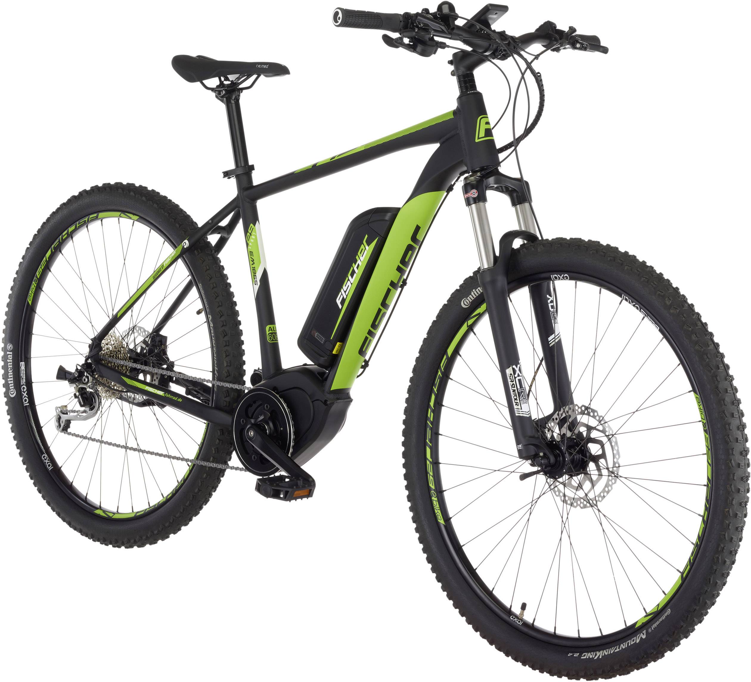 Fischer Fahrrad EM 1865 E-Bike mit Trittantrieb Schwarz Li-Ion 48V 11.6Ah