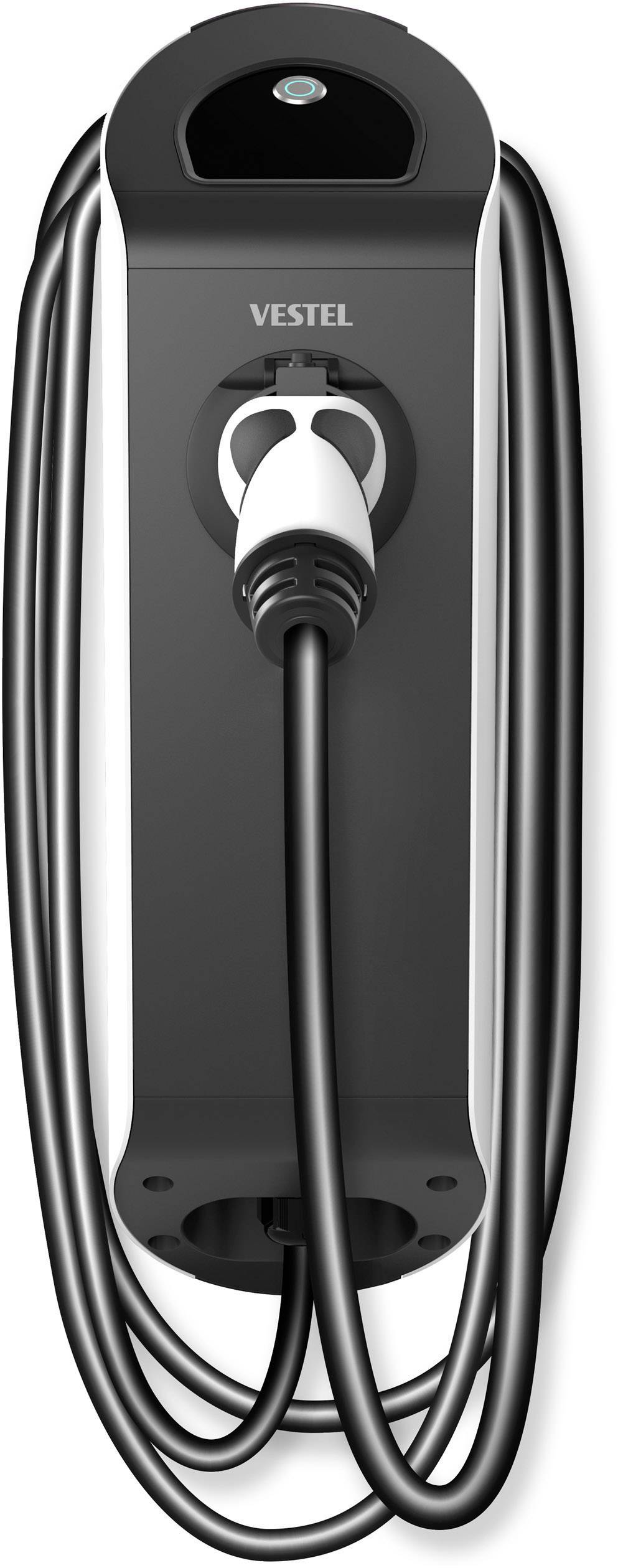 VESTEL EVC02-AC11R-T2P-6 eMobility Ladestation Typ 2 Mode 3 16A 11kW RFID