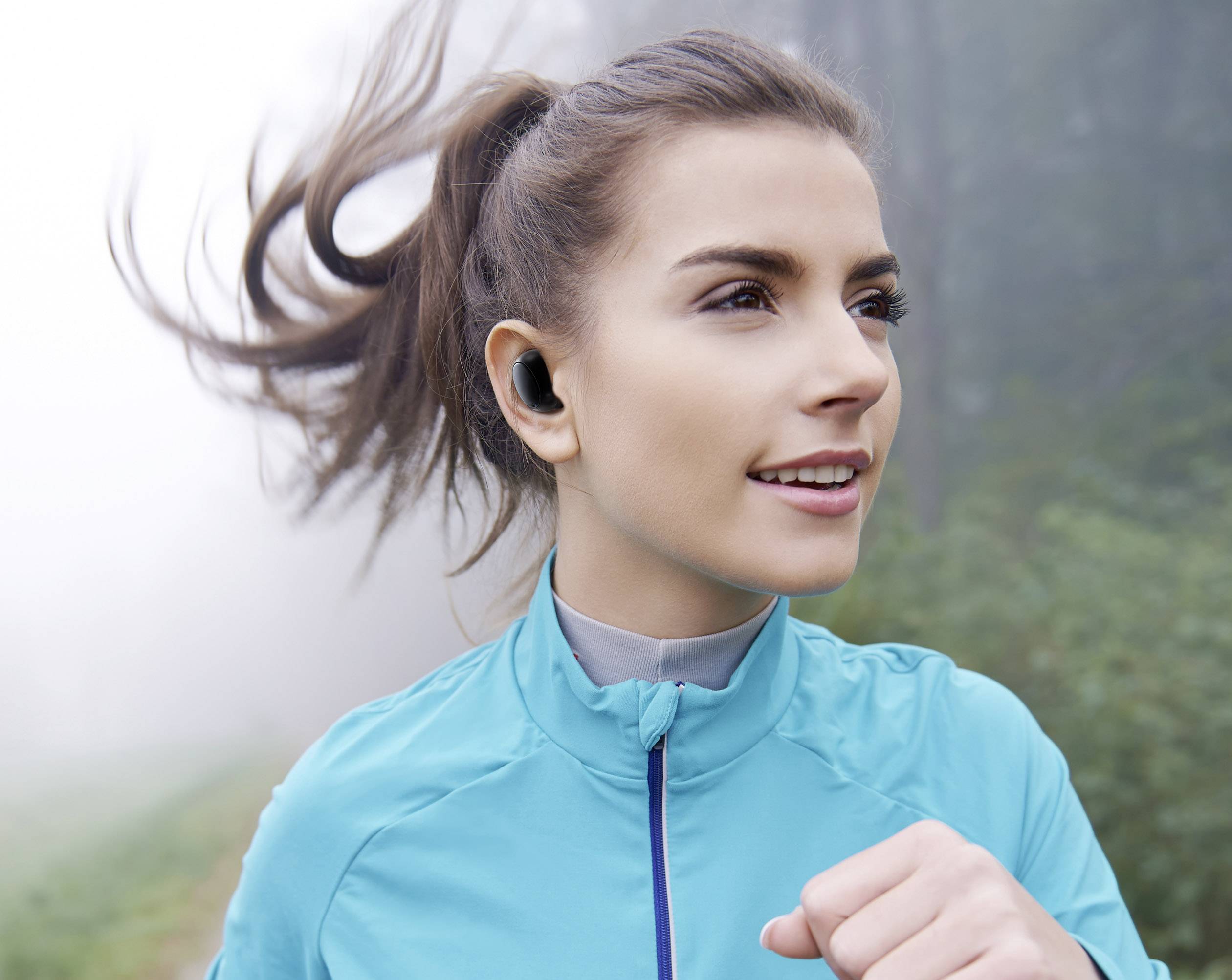 Renkforce RF-BTK-150 In Ear Headset Bluetooth® Schwarz Headset