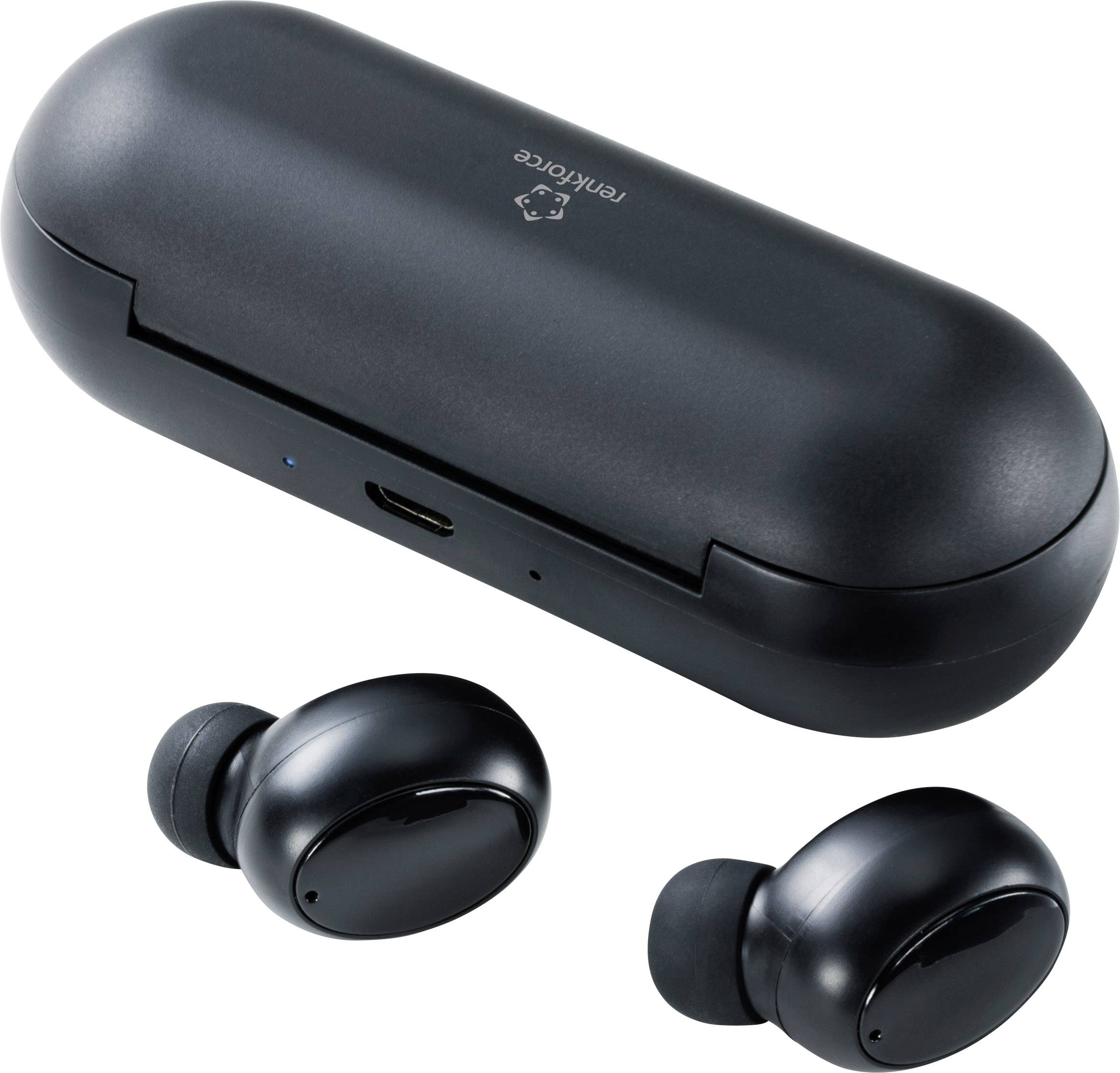 Renkforce RF-BTK-150 In Ear Headset Bluetooth® Schwarz Headset