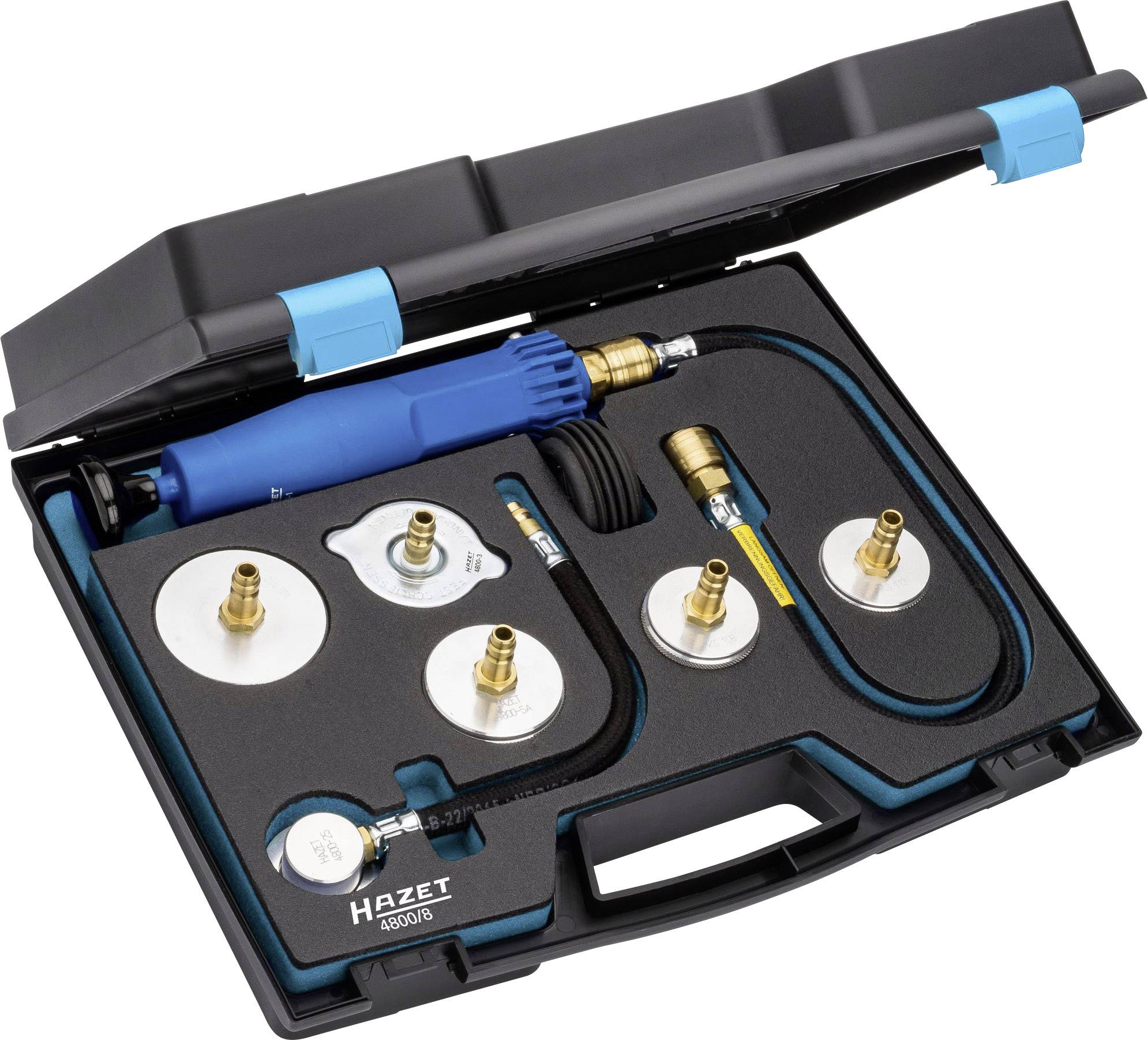 Hazet Nkw Kühleradapter Koffer 4800/8 ∙ Anzahl Werkzeuge: 8 4800/8