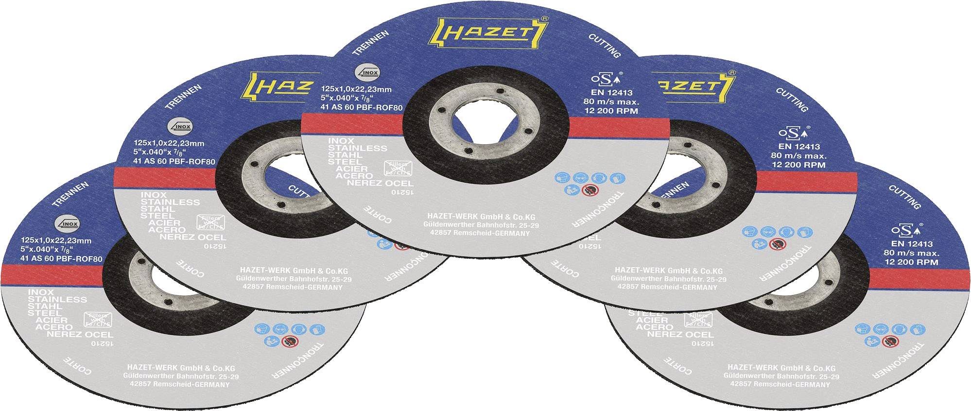 Hazet 9233-010/5 Trennscheibe gerade 125mm 1St.