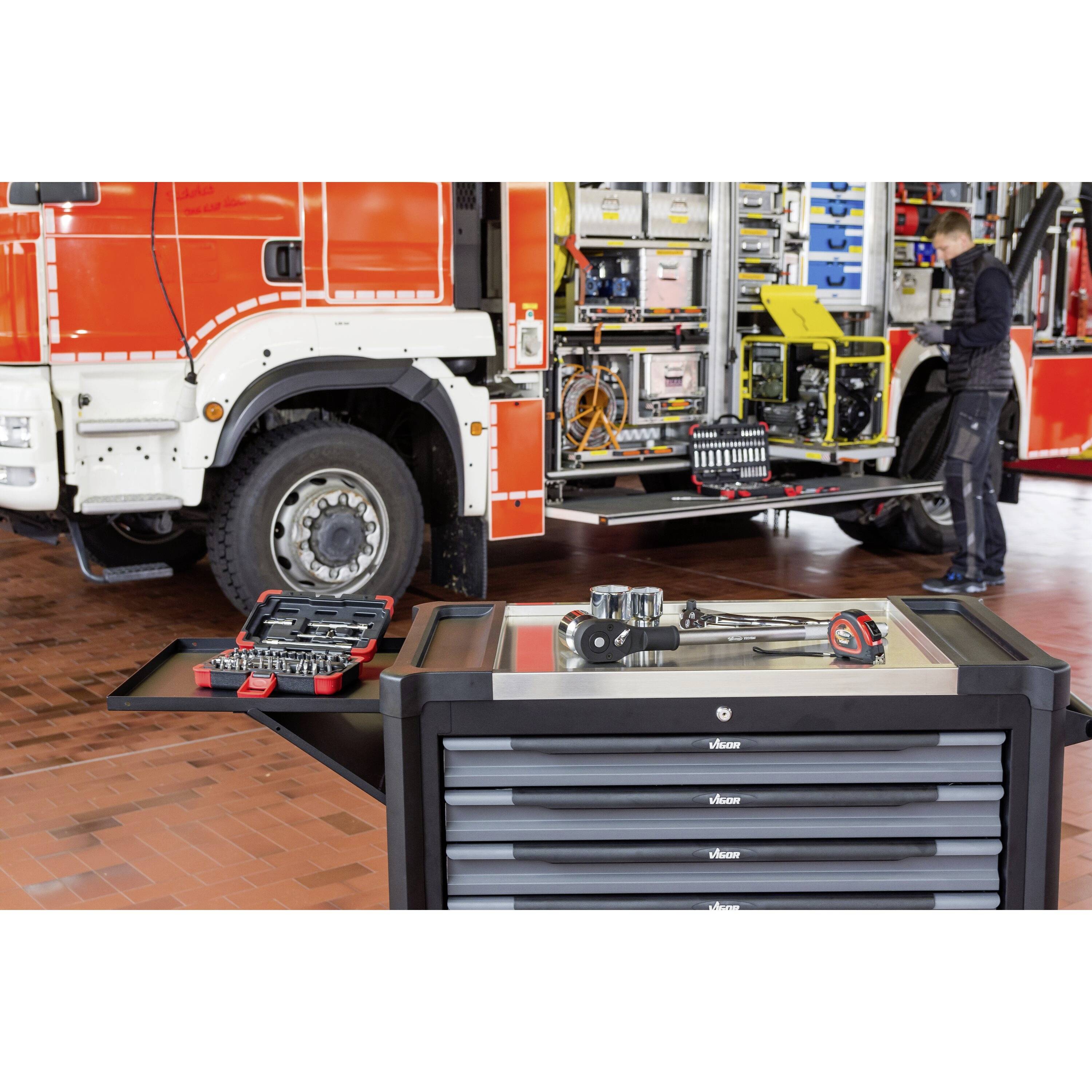 Vigor V6221 Klapptisch V6221 (L x B) 406mm x 394mm