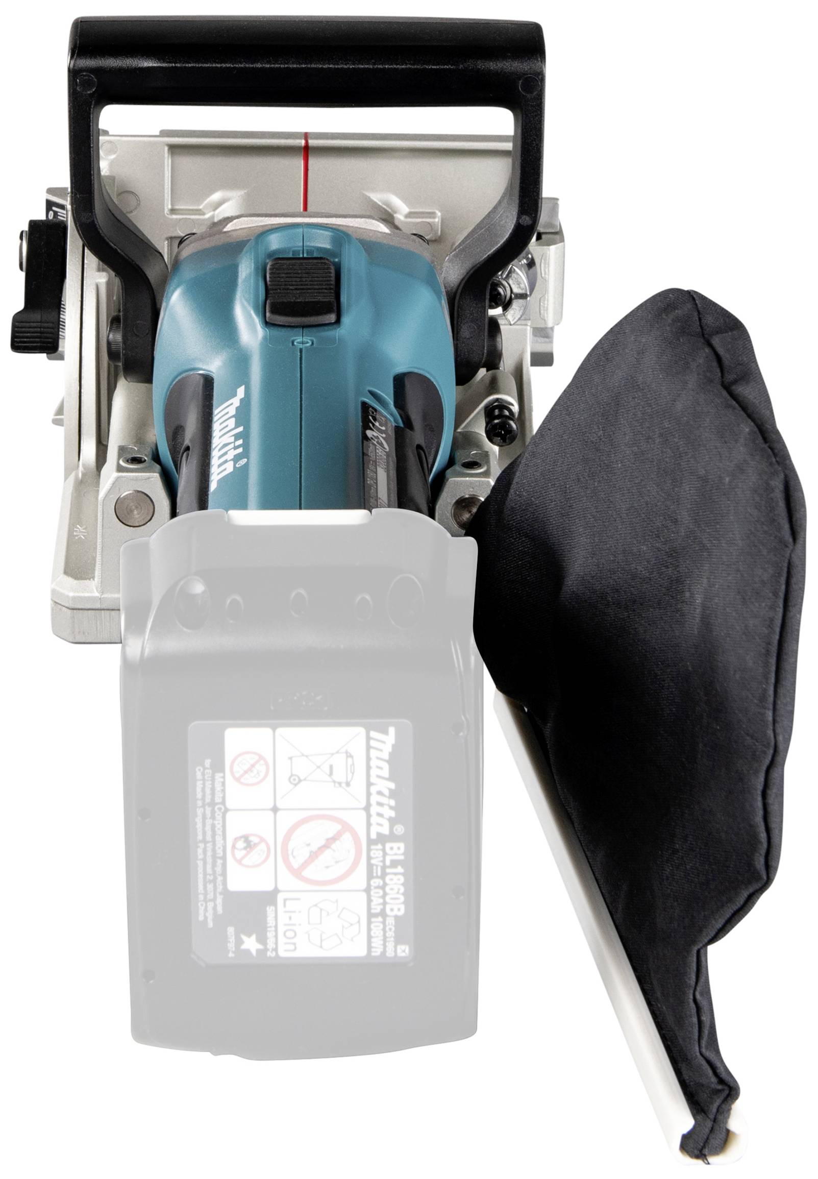 Makita Akku-Kantenfräse DPJ180Z ohne Akku, ohne Ladegerät