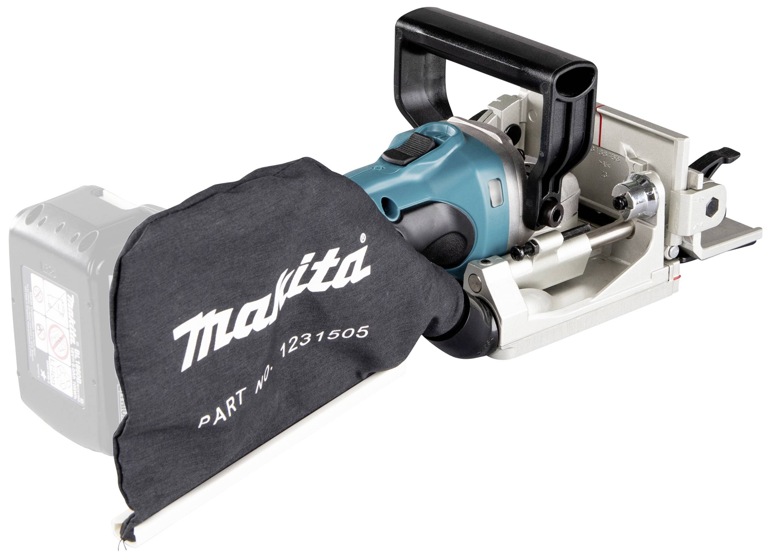 Makita Akku-Kantenfräse DPJ180Z ohne Akku, ohne Ladegerät